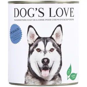 Comparateur de prix : Dog's Love 6x 400g de nourriture pour chien adulte au poisson humide