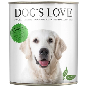 Boîte Naturelle Chien Dog's Love Gibier 200 gr pas cher