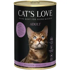 Comparateur de prix : Cat's Love 6 x 400 g pour chat - poisson, poulet