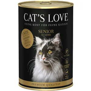 Cat's Love 6 x 400 g pour chat - Senior canardVendu parzooplus