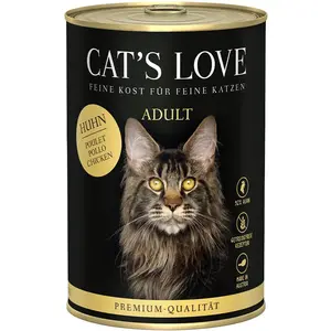 Cat's Love 6 x 400 g pour chat - pur poulet pas cher