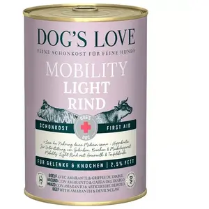 Patée DOG'S LOVE au boeuf - Spécial mobilité pas cher