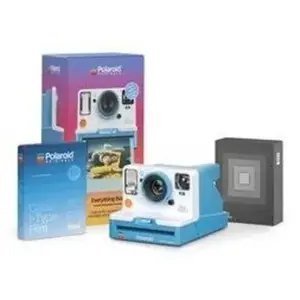 Coffret Départ en vacances Appareil photo instantané Polaroid Originals OneStep2 Bleu ciel avec Viseur pas cher