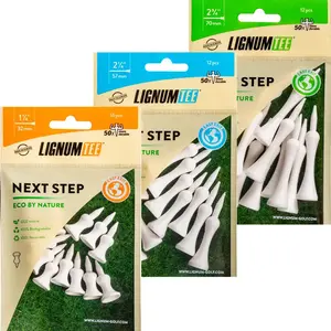 Comparateur de prix : LIGNUM 57MM NXT Step Ecoline Tees 12PK Tee de golf biodégradable