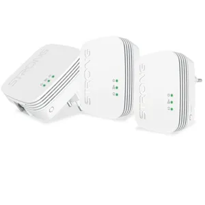 Strong : 3 adaptateurs CPL Powerline 600 Triple Pack Mini