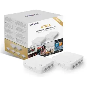 Comparateur de prix : Strong Repeater Mesh WiFi Atria Home Kit 1200 + 3 Lan WPS