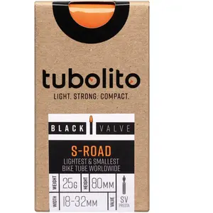 Comparateur de prix : Chambre a air tubolito s tubo road 700 mm presta 80 mm orange noir