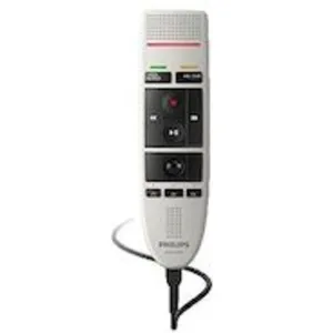 Philips LFH3200/01 SpeechMike Microphone de dictaphone USB Blanc pas cher