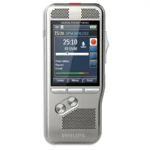 Philips philips diktiergerät digital pocket memo dpm8200/02 noir pas cher