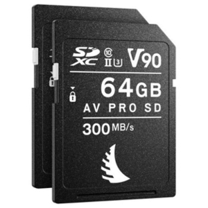 Angelbird Pack 2 Cartes AV Pro SD MK2 SDXC 64 Go UHS-II 2000x (300Mb/s...