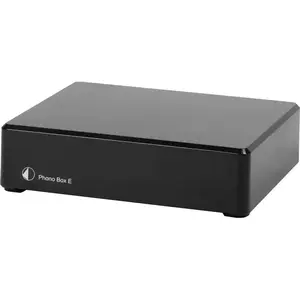 Comparateur de prix : Préampli Phono PRO-JECT Phono Box E Noir - Couleur principale: Noir