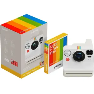 Appareil photo instantané Polaroid EB Now Gen 3 POLAROID Blanc Galet pas cher