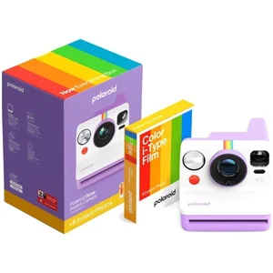 Comparateur de prix : Appareil photo instantané Polaroid Now + Pack de films 8 photos Violet