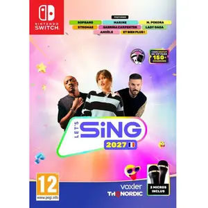 Let's Sing Hits Francais 2027 + 2 Micros Nintendo Switch