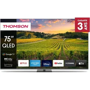 Comparateur de prix : THOMSON - TV QLED 75QG5C14 - 75" (190 cm) - 4K UHD 3840x2160 - HDR 10 ...