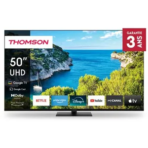 Comparateur de prix : Thomson 50ug5c14 Tv 127 Cm (50") 4k Ultra Hd Smart Tv Wifi Noir
