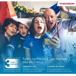 Thomson 43UA5S13 TV 109,2 cm (43") 4K Ultra HD Smart TV Wifi Noir pas cher