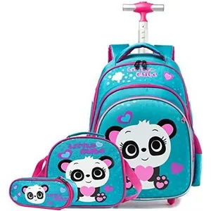 Cartable a Roulette Fille Primaire,Cartables Scolaire Trolley Bag Sac ...