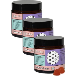Gummies bronzage doré et durable Sweet Sun goût orange sanguine - 3 mois - Birdie pas cher