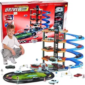 LANGTU CAR Garage parking voiture Circuit Voiture Garage Jouet Enfant ... pas cher