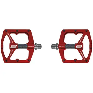 Brn Pédales Flat Cnc Carbon 6 Pins One Size pas cher
