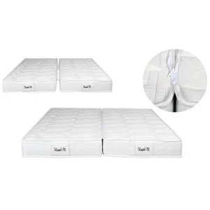 Matelas 2 x 90 x 200 Hostel m 2x90x200cm reliable par fermeture éclair pas cher