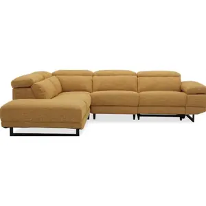CONCEPT1 Abardo angle gauche jaune 299x240cm 1 relax élect ABARDO-ANGG... pas cher