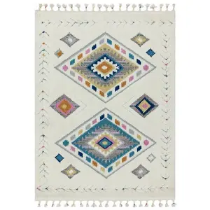 Novatrend Tapis style berbère multicolore 120x170 cm