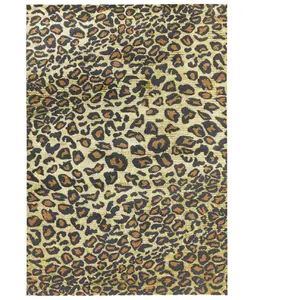 Novatrend Tapis tissé plat léopard marron 120x170 cm pas cher