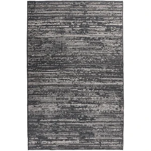 Novatrend Tapis de salon en polyester gris 120x170 cm pas cher