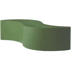 SLIDE vase WAVE POT (Vert mauve - Polyéthylène)