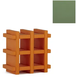 SLIDE bibliothèque MINI BOOKY (Vert mauve - Polyéthylène)Vendu parmyareadesign