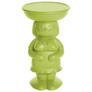 SLIDE table basse AMANDA (Lime green - Polyéthylène) pas cher