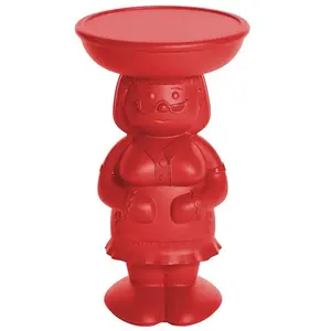 SLIDE table basse AMANDA (Flame red - Polyéthylène) pas cher