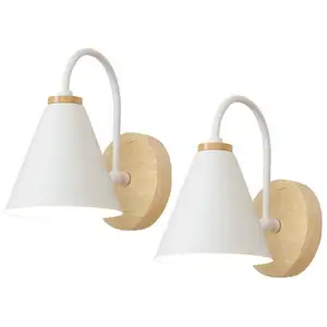 Stoex Applique Murale Bois - Minimaliste pas cher