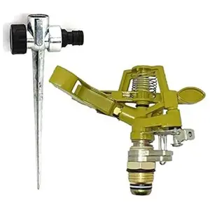 5 x Arroseur en laiton-zinc 1/2'' ajustables. Portée de 7 à 12,5 mètre...Vendu paramazon