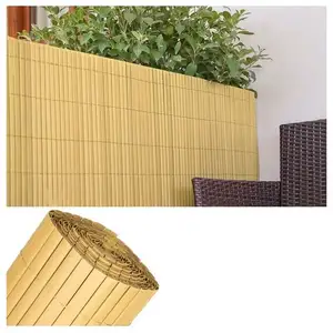 Suinga - Canisse Synthétique pvc double 1,5 x 3 m avec Cannes Entières naturelle, Brise-Vue pour Jardins, Balcons et ClôturesVendu paramazon