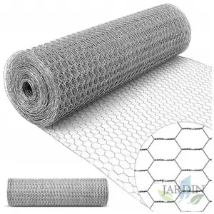 SUINGA Grillage à Poule 51mm 1x25 m. Galvanisé Maille Hexagonal Cloture poulailler voliere Poulailler Jardin metallique Grillage Triple pas cher