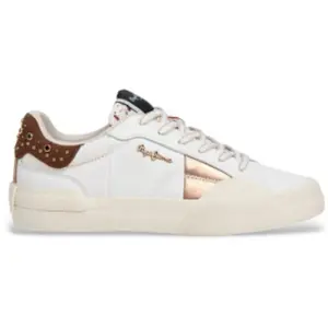 Comparateur de prix : Pepe Jeans pour femme. PLS300013 Milanix Sneakers blanc (37), Plat, La...