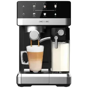Cecotec machine à espresso semi-automatique Touch avec réservoir à lai... pas cher