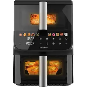 cecotec Friteuse à air Cecofry DuoLevel 10000 DuoSize Window 10L 2000W... pas cher
