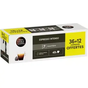 Dosette NESTLE DOLCE GUSTO ESPRESSO INTENSO x36+12 pas cher