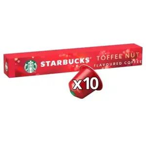 Comparateur de prix : Pack 10 capsules café Starbucks by Nespresso Toffee Nut