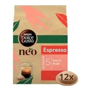 Comparateur de prix : NESTLE Capsules de Café Espresso - NEO by NESCAFE Dolce Gusto - X12 - Café Léger