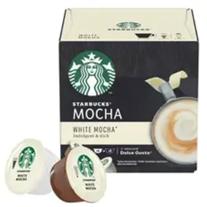 Comparateur de prix : NESTLE Starbucks 12 Capsules Dolce gusto Mocha white chocolate - Les 12 capsules