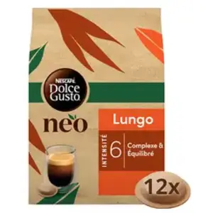 Comparateur de prix : NESTLE Café et thé Neo Par Dolce Gusto NEO by NESCAFE Dolce Gusto Lungo X12