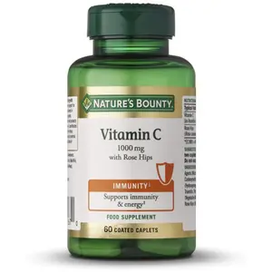 Nature's Bounty Vitamine C 1000 mg aux gélules enrobées d’églantier pas cher