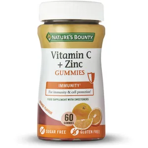 Nature's Bounty Vitamine C + Zinc 60 gommes pas cher