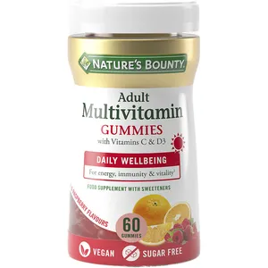 Nature's Bounty Multivitamine Adulte aux vitamines B et D3 60 gummies pas cher
