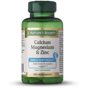 Nature's Bounty B-CALCIUM MAGNÉSIUM&ZINC 100 gélules enrobées pas cher